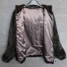 Load image into Gallery viewer, Lambs wool Coat New mink fur coat women's long-sleeve top fashion all-match