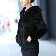 Load image into Gallery viewer, Lambs wool Coat New mink fur coat women&#39;s long-sleeve top fashion all-match