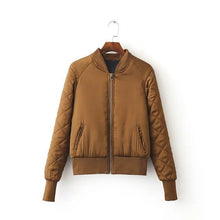 Load image into Gallery viewer, Winter/Spring Coat Spring Winter Women Bomber Jacket Flight Jacket