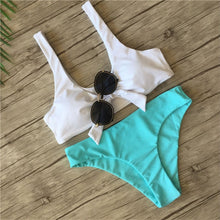 Load image into Gallery viewer, Padded Swimwear  Newest Women Swimwear Push Up Bandage Swimsuit Padded Beach Wear