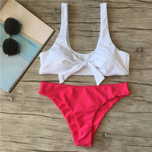 Load image into Gallery viewer, Padded Swimwear  Newest Women Swimwear Push Up Bandage Swimsuit Padded Beach Wear