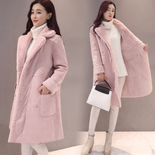 Load image into Gallery viewer, Lambs wool Coat Sobretudo Full Solid Sale New Winter Coat