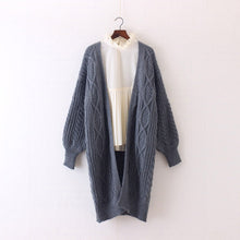 Load image into Gallery viewer, Oversized Sweater New Women Long Cardigans Autumn Winter