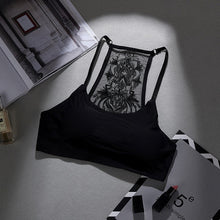 Load image into Gallery viewer, Seamless Bra Crop Top Cropped Seamless Padded Bra Tank Top