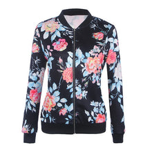 Load image into Gallery viewer, Floral Spring Jacket Women Retro Flower Floral Print