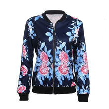 Load image into Gallery viewer, Floral Spring Jacket Women Retro Flower Floral Print