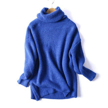 Load image into Gallery viewer, Oversized Sweater Women Oversize Basic Knitted Turtleneck Sweater  l