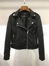 Load image into Gallery viewer, Leather Jackets New Elegant Autumn Winter Zipper Basic Suede Jacket