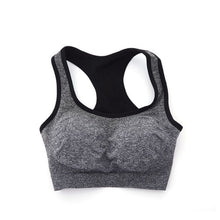 Load image into Gallery viewer, Seamless Bra Racerback Padded  Bras Fitness Stretch Workout Tank Tops