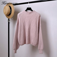 Load image into Gallery viewer, Oversized Sweater Pull Femme   Winter Autumn Oversized Knitted Cashmere Sweater