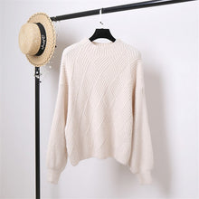 Load image into Gallery viewer, Oversized Sweater Pull Femme   Winter Autumn Oversized Knitted Cashmere Sweater