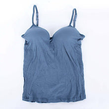 Load image into Gallery viewer, Seamless Bra Padded Solid Camisole Tank Top