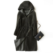 Load image into Gallery viewer, Lambs wool Coat Real Fur Coat Sheep Shearing