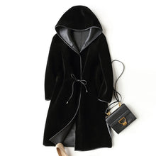 Load image into Gallery viewer, Lambs wool Coat Real Fur Coat Sheep Shearing