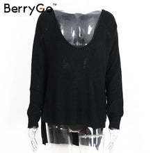 Load image into Gallery viewer, Oversized Sweater Sexy off shoulder oversized knitted sweater