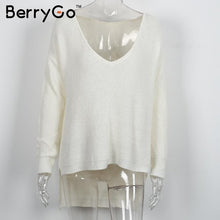 Load image into Gallery viewer, Oversized Sweater Sexy off shoulder oversized knitted sweater