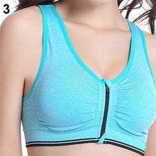 Load image into Gallery viewer, Seamless Bra New Women sexy  Zipper with pads Stretch Push UP Fitness