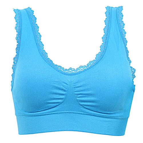 Seamless Bra New Women Breathable Seamless Fitness Lace  BraTops Underwear S-3XL For Lady