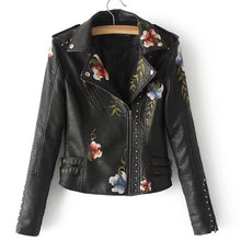 Load image into Gallery viewer, Leather Jackets  rivet leather female