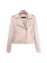 Load image into Gallery viewer, Leather Jackets New Elegant Autumn Winter Zipper Basic Suede Jacket