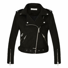 Load image into Gallery viewer, Leather Jackets New Arrial Women Autumn Winter Suede Faux