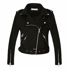 Load image into Gallery viewer, Leather Jackets New Arrial Women Autumn Winter Suede Faux