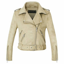 Load image into Gallery viewer, Leather Jackets New Arrial Women Autumn Winter Suede Faux