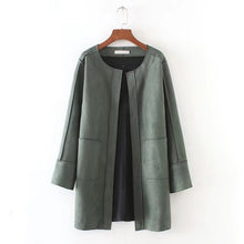 Load image into Gallery viewer, Leather Jackets Winter  Women Loose Coat  New Autumn