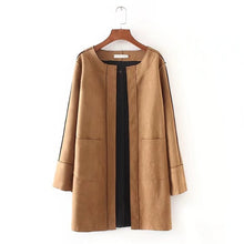 Load image into Gallery viewer, Leather Jackets Winter  Women Loose Coat  New Autumn