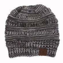 Load image into Gallery viewer, Ponytail Beanie Hat Europe and the United States hot winter wool hat 100% acrylic open ponytail