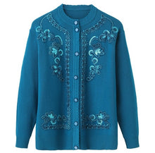 Load image into Gallery viewer, Floral Spring Jacket Spring Autumn Jacket Knitted Sweaters Women Shirts