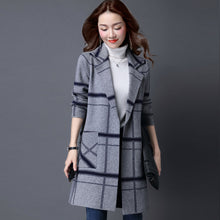 Load image into Gallery viewer, Winter/Spring Coat M-5XL Korean Coat Women Spring Autumn Knitted Sweater Plus Size