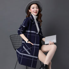 Load image into Gallery viewer, Winter/Spring Coat M-5XL Korean Coat Women Spring Autumn Knitted Sweater Plus Size