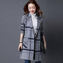 Load image into Gallery viewer, Winter/Spring Coat M-5XL Korean Coat Women Spring Autumn Knitted Sweater Plus Size