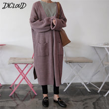 Load image into Gallery viewer, Oversized Sweater Fashion Long Cardigan Women 2018 Fashion Harajuku Loose