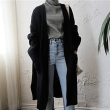 Load image into Gallery viewer, Oversized Sweater Fashion Long Cardigan Women 2018 Fashion Harajuku Loose