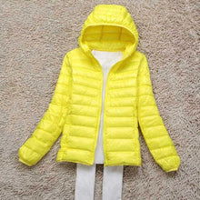 Load image into Gallery viewer, Winter/Spring Coat   Women Ultra Light Down Jacket 90% Duck Down Coats Hooded Jackets