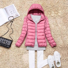 Load image into Gallery viewer, Winter/Spring Coat   Women Ultra Light Down Jacket 90% Duck Down Coats Hooded Jackets