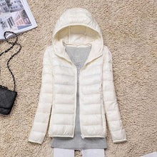 Load image into Gallery viewer, Winter/Spring Coat   Women Ultra Light Down Jacket 90% Duck Down Coats Hooded Jackets