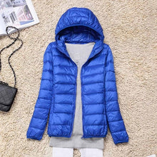 Load image into Gallery viewer, Winter/Spring Coat   Women Ultra Light Down Jacket 90% Duck Down Coats Hooded Jackets