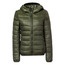 Load image into Gallery viewer, Winter/Spring Coat   Women Ultra Light Down Jacket 90% Duck Down Coats Hooded Jackets