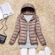 Load image into Gallery viewer, Winter/Spring Coat 2019 Women Winter Jackets Ultra Light White Duck Down Coat