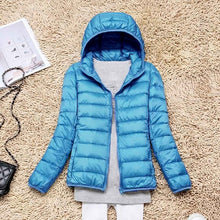 Load image into Gallery viewer, Winter/Spring Coat 2019 Women Winter Jackets Ultra Light White Duck Down Coat