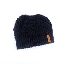 Load image into Gallery viewer, Ponytail Beanie Hat New Ponytail Beanie Winter