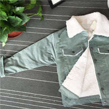 Load image into Gallery viewer, Lambs wool Coat spring women basic coats lambs wool corduroy jacket