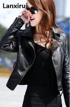 Load image into Gallery viewer, Leather Jackets New Spring Women Leather Jacket