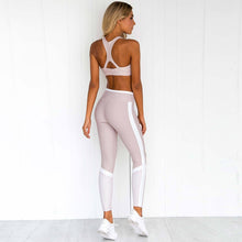 Load image into Gallery viewer, Shapewear White stripe Pink Leggings For Fitness Sexy Hip Sport Active Wear