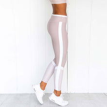 Load image into Gallery viewer, Shapewear White stripe Pink Leggings For Fitness Sexy Hip Sport Active Wear