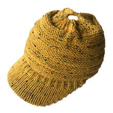 Load image into Gallery viewer, Ponytail Beanie Hat Female Knit  Ponytail Beanie Winter