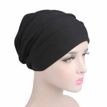 Load image into Gallery viewer, Ponytail Beanie Hat  Cotton Breathe Hat New   winter  im Scarf Cap Wholesale